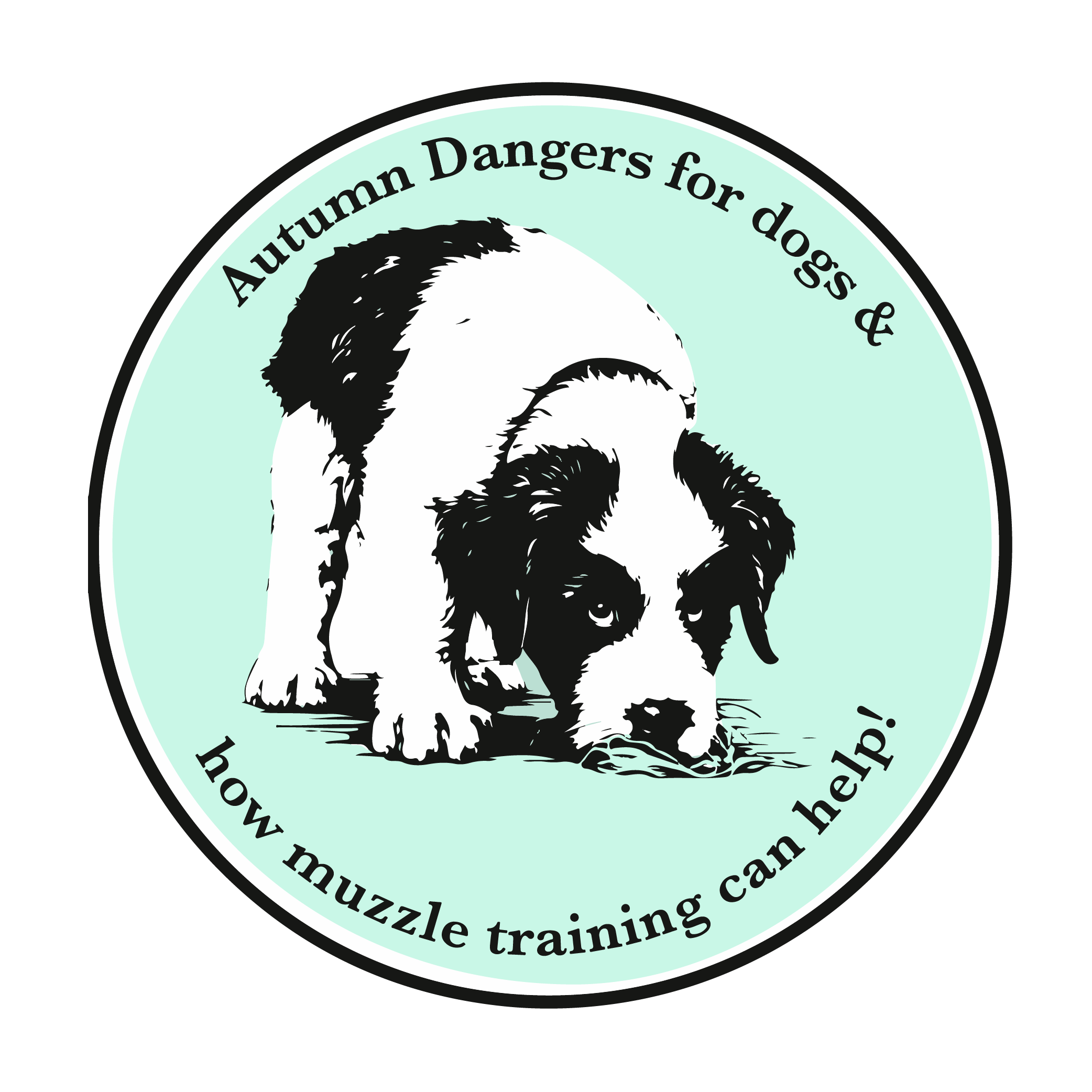 Autumn Dangers for dogs and how muzzle training can help!