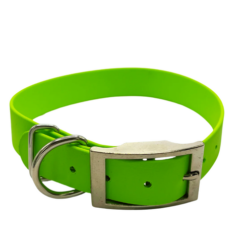 Block colour Biothane collar – customisable