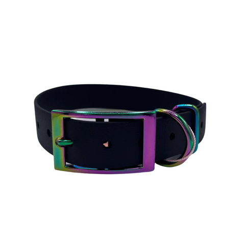 Block colour Biothane collar – customisable