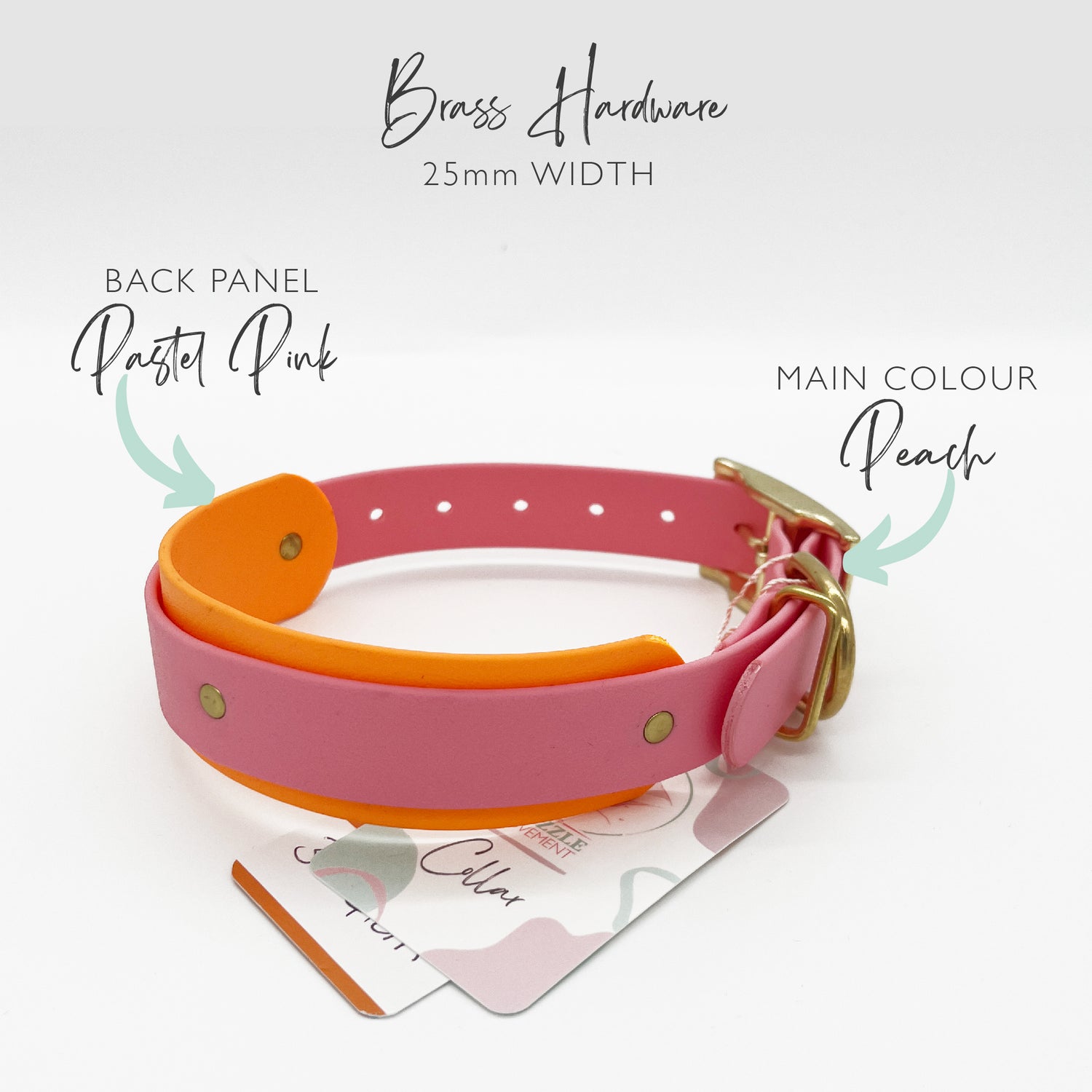 Dual Tone Collar 25mm - customisable
