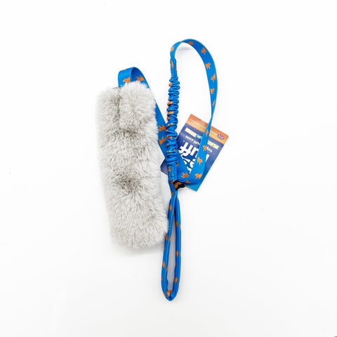 Tug-e-nuff | Faux Fur Bungee Chaser Tug Toy