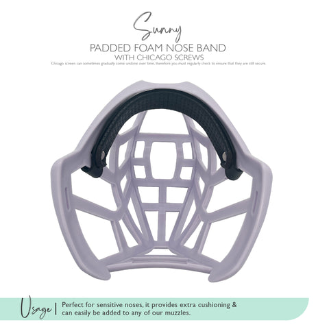 Foam padded nose band - Customisable