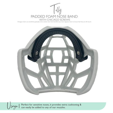 Foam padded nose band - Customisable