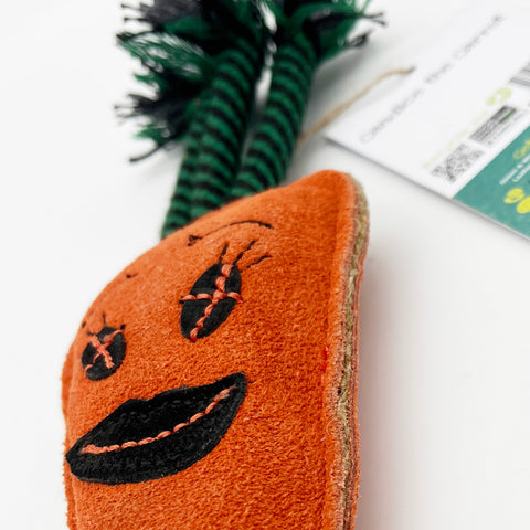 Green & Wild's | Candice the Carrot, Eco Dog Toy