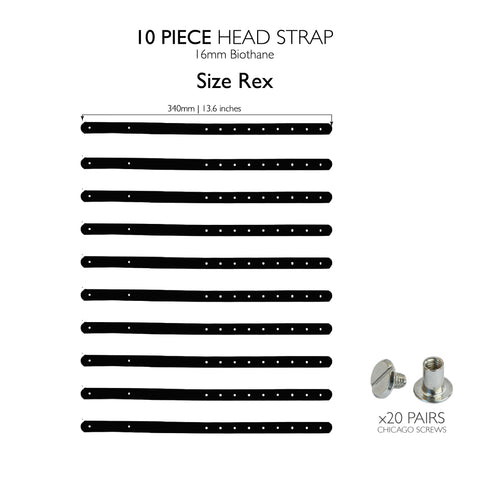 Head straps Bundle for Trade - Additional Safety Strapping for Muzzles