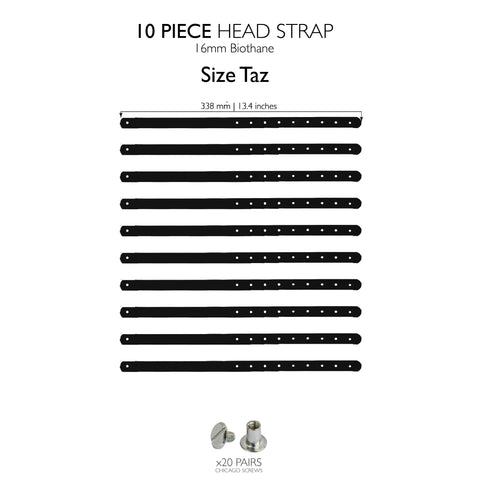 Head straps Bundle for Trade - Additional Safety Strapping for Muzzles