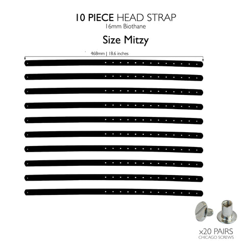 Head straps Bundle for Trade - Additional Safety Strapping for Muzzles