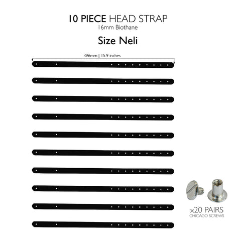 Head straps Bundle for Trade - Additional Safety Strapping for Muzzles