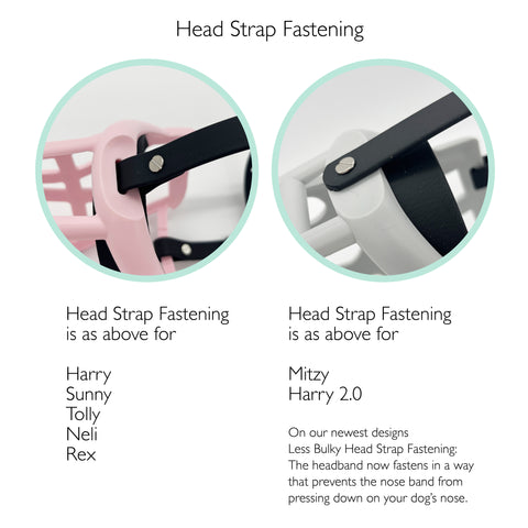 Head straps Bundle for Trade - Additional Safety Strapping for Muzzles