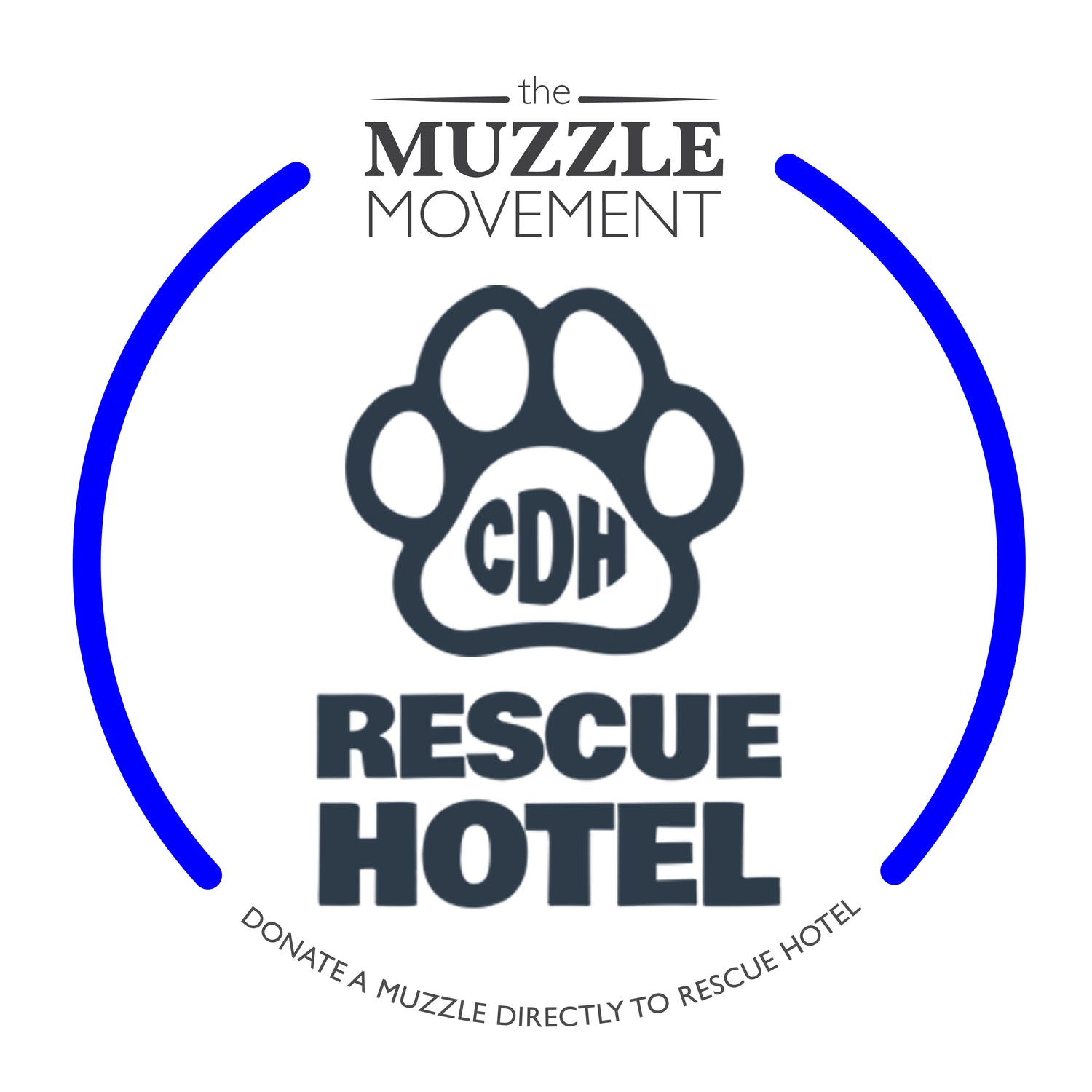Charity Colour Muzzle – The Rescue Hotel - Ready to Ship