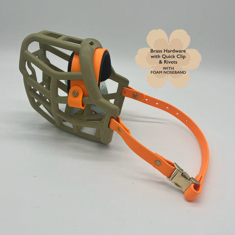 Size Tolly Dog Muzzle - ready to ship