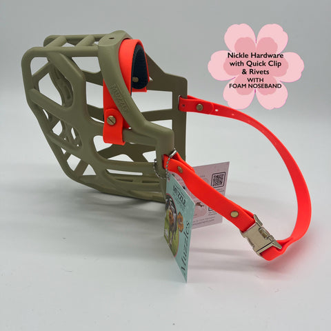 Size Taz Dog Muzzle- ready to ship