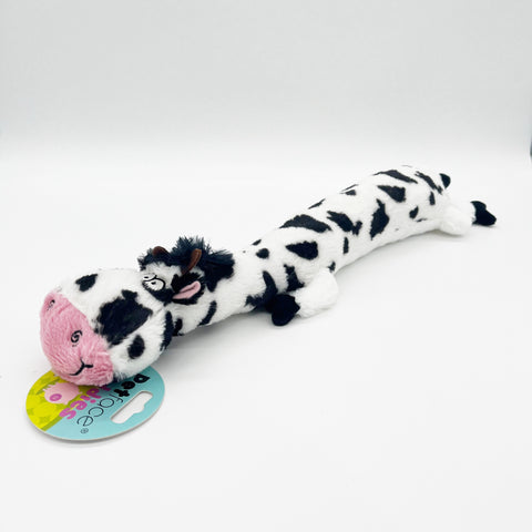 Petface | Lazy Moo – Plush Dog Toy