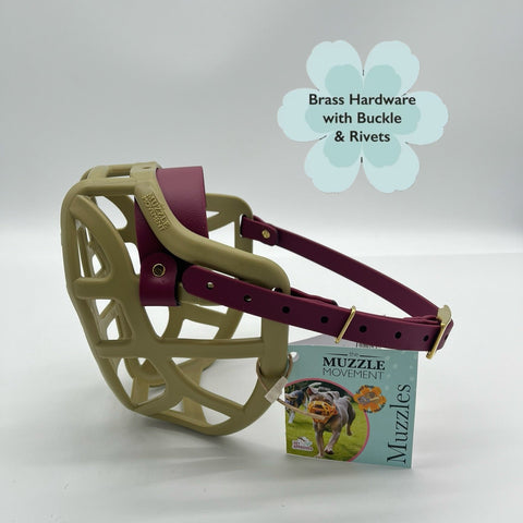 Size Pippa Dog Muzzle - ready to ship