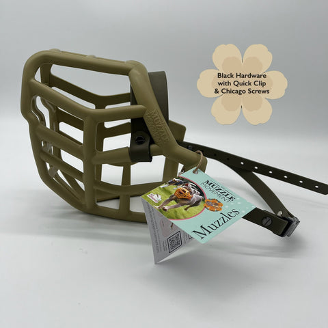 Size Sunny Dog Muzzle - ready to ship