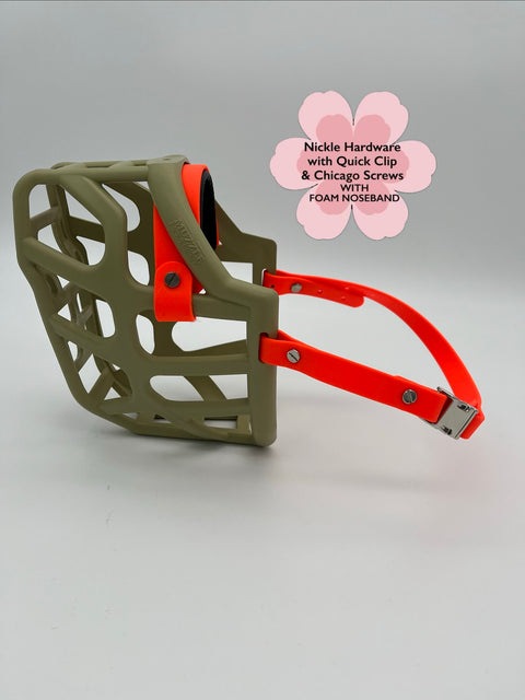 Size Taz Dog Muzzle- ready to ship