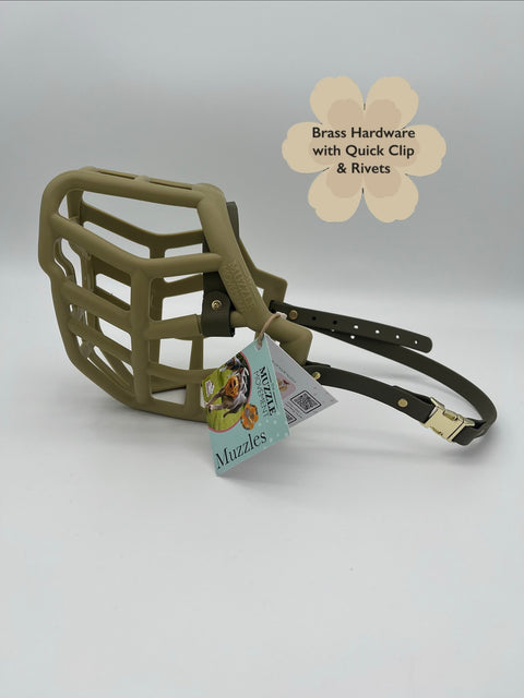 Size Sunny Dog Muzzle - ready to ship