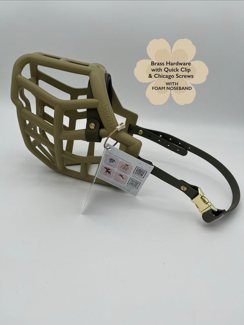 Size Sunny Dog Muzzle - ready to ship