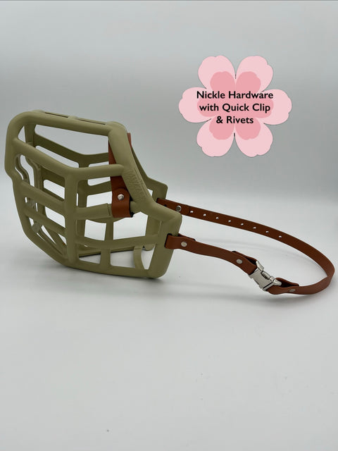Size Sunny Dog Muzzle - ready to ship