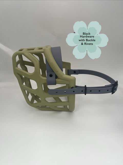 Size Taz Dog Muzzle- ready to ship