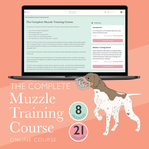 The Complete Dog Muzzle Training Course - Standard
