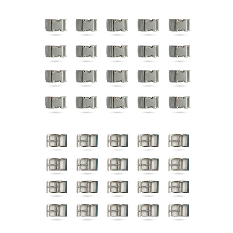 Quick release and Buckle fastening hardware bundle for Trade