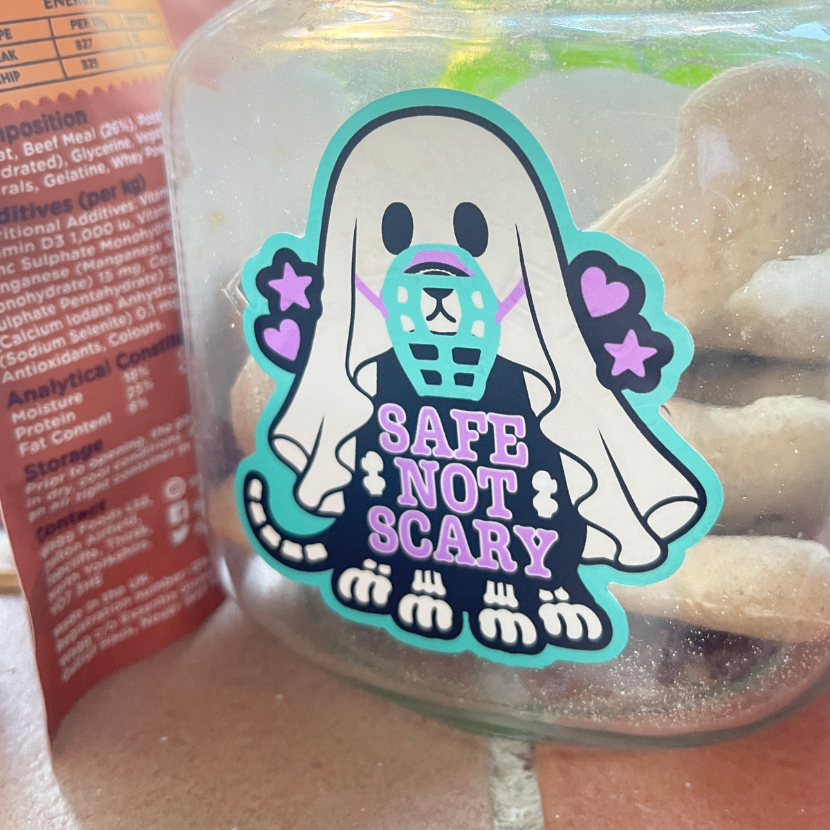 Halloween Dog Stickers | Safe Not Scary Sticker Duo
