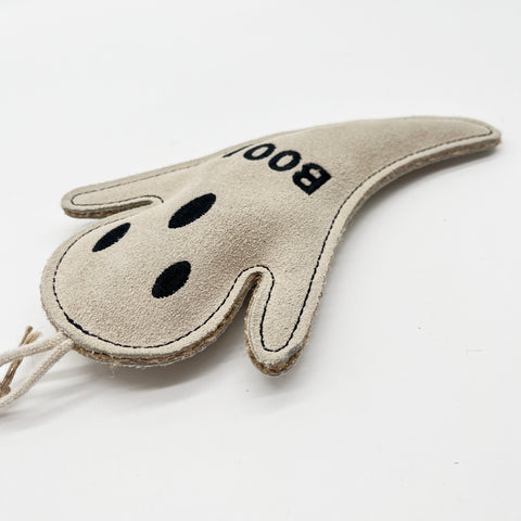 Green & Wild's | Boo Hoo the Ghost, Eco Dog Toy