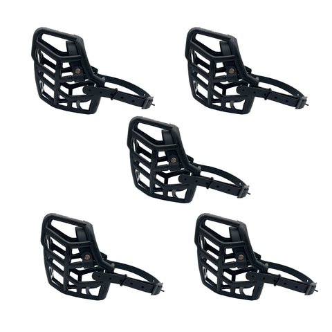 The Muzzle Movement Black Muzzles Bundle of 5 – Limited Edition Recycled for Trade