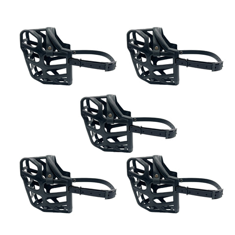 The Muzzle Movement Black Muzzles Bundle of 5 – Limited Edition Recycled for Trade