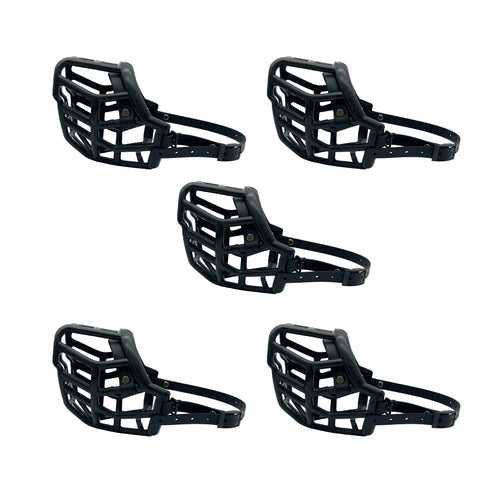 The Muzzle Movement Black Muzzles Bundle of 5 – Limited Edition Recycled for Trade
