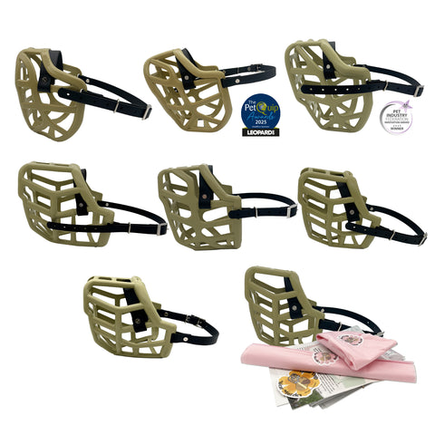 The Complete 8-Size Muzzle Movement Canine professional bundle