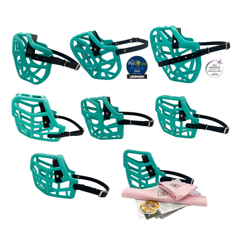 The Complete 8-Size Muzzle Movement Canine professional bundle