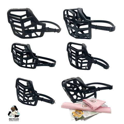 Custom 6 size Movement Muzzle Canine professional bundle