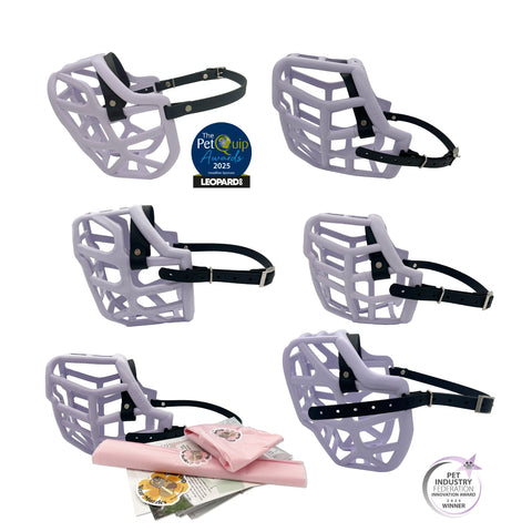 Custom 6 size Movement Muzzle Canine professional bundle