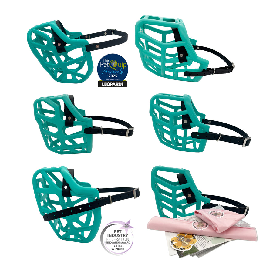 Custom 6 size Movement Muzzle Canine professional bundle