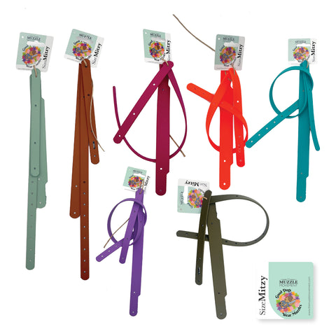 Multi Coloured Biothane Strapping set bundle for Dog Muzzles for Trade