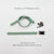 Muzzle Strap complete fastening set with hardware