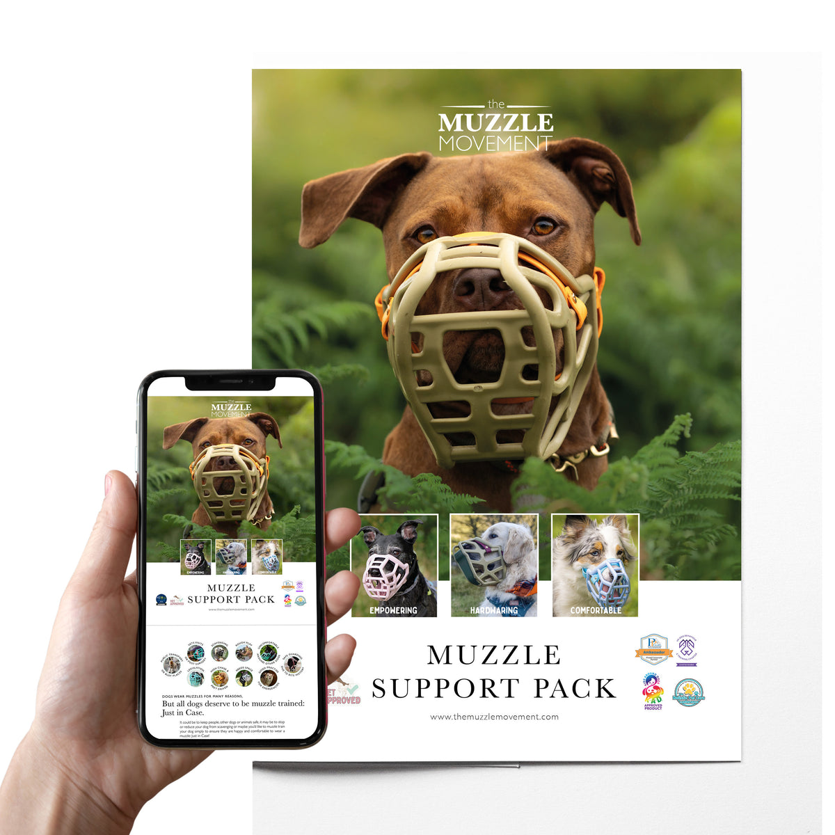 The Muzzle Movement - Support Pack for Trade A5 leaflet