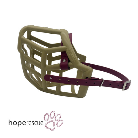 Charity Colour Muzzle – Hope Rescue - Ready to Ship